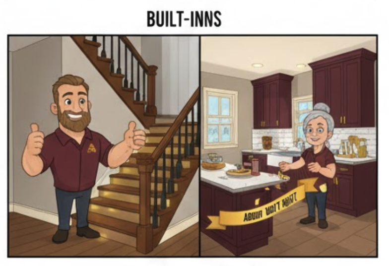 Maximizing Small Spaces with Custom Built-ins