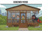 Creating a Bug-Free Sanctuary with Screened-In Patios