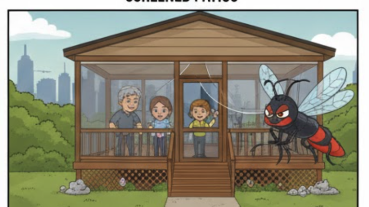 Creating a Bug-Free Sanctuary with Screened-In Patios